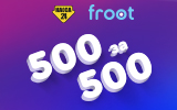 500 за 500 -  новая акция от Касса24 и Froot.kz
